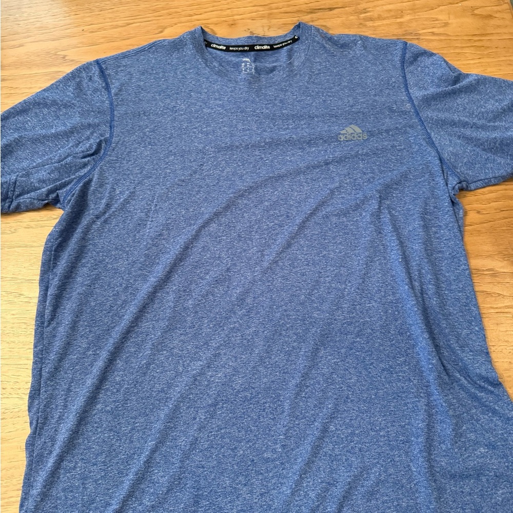 Adidas Men's Heathered Blue Tee